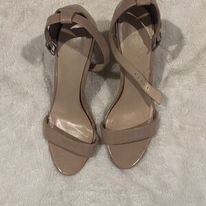 Candie's Nude Heeled Sandals